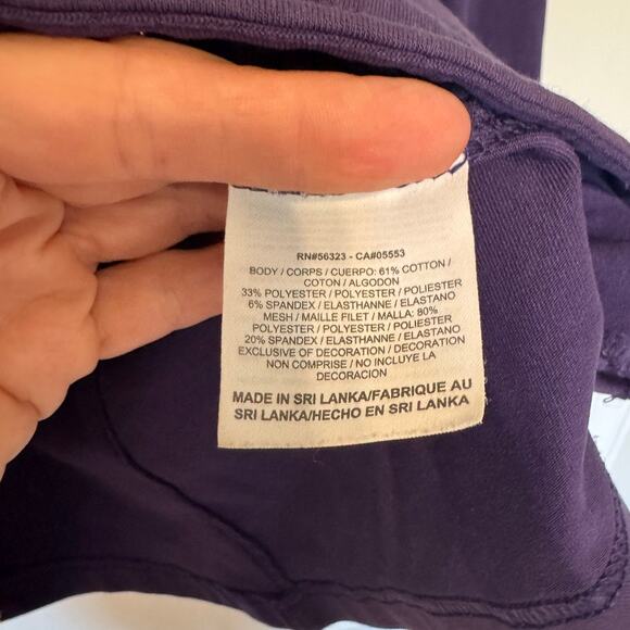 Nike Dri-FIT Half Zip Running Jacket Purple Women’s Size M Active Pullover - Picture 5 of 6